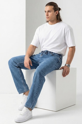 Bigdart Erkek Rahat Kesim Baggy Jean Pantolon 30075 - İndigo