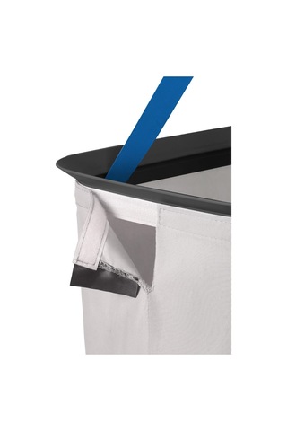 Paloma 60l Tek Yıkanabilir Bölmeli Katlanabilir Kumaş Kirli Çamaşır Sepeti Ink Black Çok Renkli