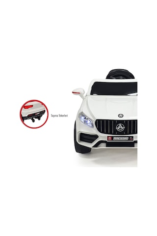 Maestro Akülü 12 Volt Araba Beyaz