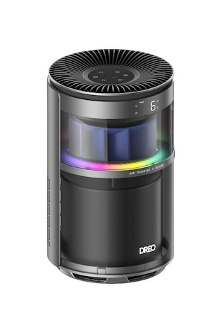 Air Purifier 530as Akıllı Hava Temizleyici, Hepa Filtre, Pm2.5 Lazer Sensör, 18 Db, 90 M², Rgbıc Işık, Pet Care, App Kontrollü Siyah