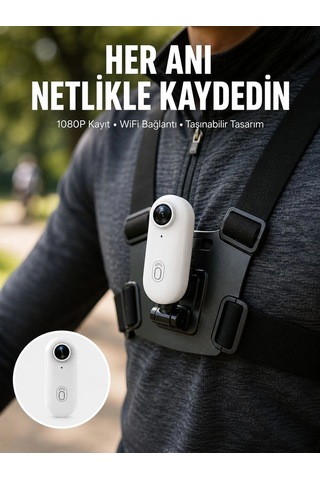Suya Ve Darbeye Dayanıklı Kompakt Spor Kamera 1080p Yeni Nesil Belirtilmemiş