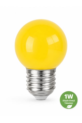 Bafra Lighting 1w Led Ampul, E27 Duy, Düşük Enerji Tüketimi Gece Lambası 1 Adet