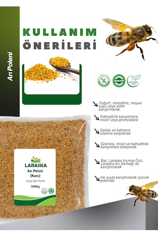 Arı Poleni 500g Kuru - Dried Bee Pollen 500g