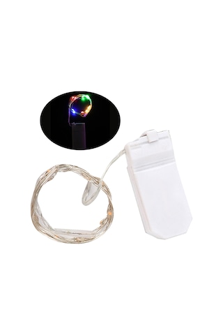 Teltree Kutu Açıldığında Otomatik Aydınlanır 1m 10 Ledli Dört Renkli Bakır Tel Ipli Işık, Ip67 Su Geçirmez, Tuş Pil İle Çalışır, Hediye Kutusu Dekorasyonu Çok Renkli