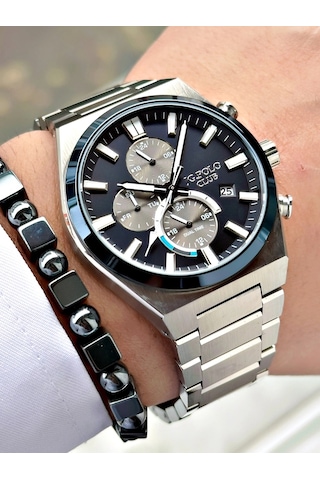 Jg. Polo Clup Jpc.1125 S03 Erkek Kol Saati Gri 52504684