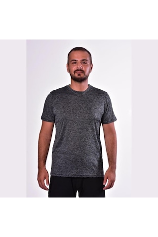 Lotto Erkek Gri Düz T-Shirt W1105