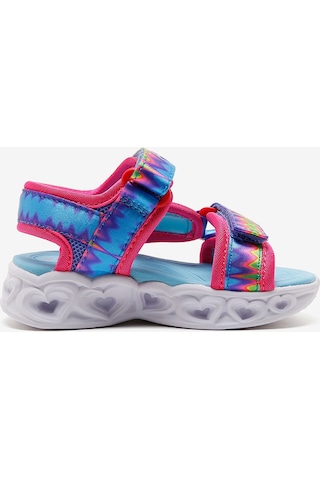 Skechers Heart Lights Sandals Küçük Kız Çocuk Çok Renkli Işıklı Sandalet 302675n Mlt Çok Renkli