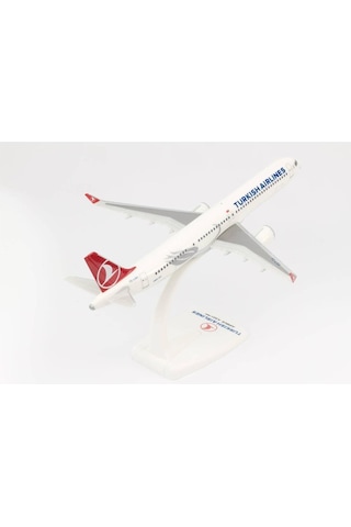 Herpa 612210 1/200 Ölçek, Thy Airbus A321 Neo, Snapfit, Sergilemeye Hazır Model Yolcu Uçağı-56456