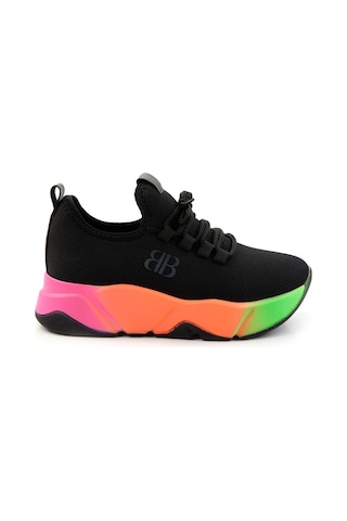 Bambi Siyah Çok Renkli Kadın Sneaker K01824212417 Çok Renkli