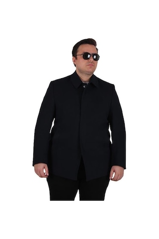 Starbattal Erkek Büyük Beden Kaşmir Kaban 103008 Lacıvert Lacivert