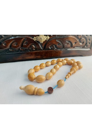 İbrahim Uysal Usta İmzalı Maskot Beyaz Saray Kuka Tesbih 9x12.5