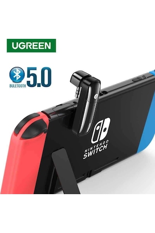 Ugreen Nintendo Switch İçin Bluetooth 5.0 Verici Ses Adaptörü Siyah
