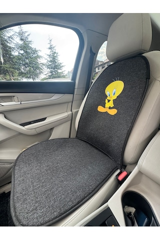 Tweety Keten Cepli Oto Koltuk Minder Seti Koltuk Tweety Koruma Kılıfı Ön Arka Set