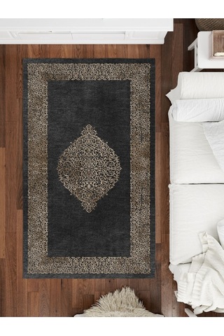 Dijital Baskılı Yıkanabilir Kaymaz Taban Salon Ve Oturma Odası Halısı 6247h 001