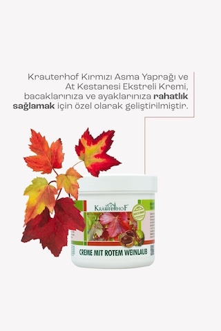 Krauterhof Kırmızı Üzüm Yaprağı Kremi 250 Ml 2 Adet