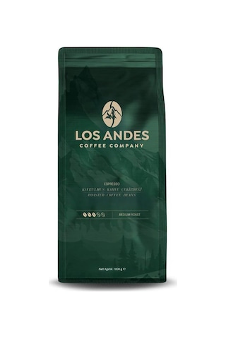 Los Andes Espresso Arabica Çekirdek Kahve 1.000 G Espresso