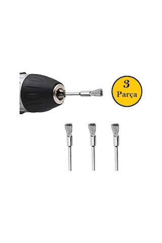 Venoa Vp8030 Mikro Paslanmaz Pimli Kalem Fırça Seti 3 Parça