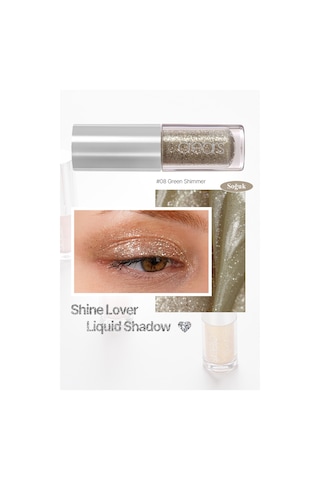 Cre'ars Shine Lover Liquid Shadow 08 Green Shimmer