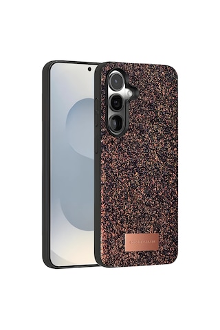 Onegif - 55 - Samsung Galaxy Uyumlu S25 Bright Simli Kapak - - Glblseme - Derin Mor