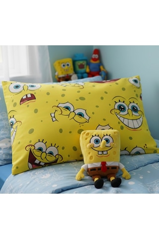 Taç Spongebob Yastık Kılıfı 50x70 Cm Enerjik Tasarım, Doğal Konfor Art.d178 Açık Sarı Taç Spongebob Yastık Kılıfı 50x70 Cm Enerjik Tasarım, Doğal Konfor Art.d178 Açık Sarı