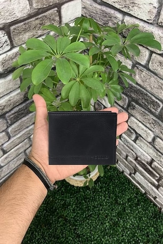 Derije Hakiki Deri Antik Siyah Erkek Cüzdanı T1831 Çok Renkli