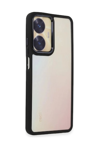Realme C55 Kılıf Dora Kapak - Siyah