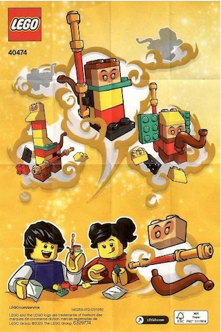 LEGO® Monkie Kid 40474 Build Your Own Monkey King 24 Parça