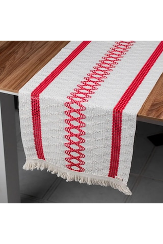 Dolce Casa Masa İçin Dekoratif Yastık Örtü, 35x145 316858346 Kırmızı