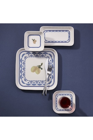 Korkmaz Plaza Collection 25 Parça Kahvaltı Takımı A8854-1 Beyaz
