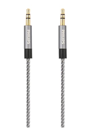 Philips Swr2114b/93 1 Metre Örgülü 3.5mm Jack Aux Ses Kablosu 1mt