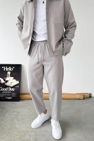 Taş Basic Boyfriend Kumaş Pantolon Taş