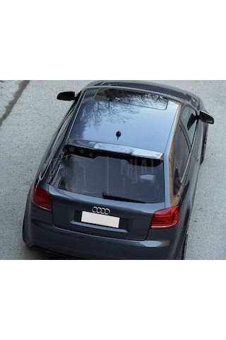 Audi A3 8p 4 Kapı Hb Spoiler Parlak Siyah Plastik Spoyler 2006-2012