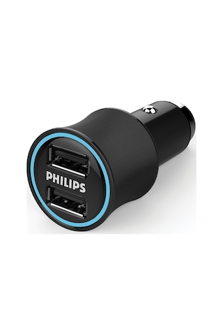 Philips Uyumlu Dlp2553 Siyah Seyahat & Araç Şarjı