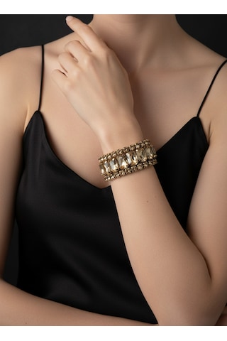 Valmont Accessories Kadın Altın Renk Bej Taşlı Üçlü Bileklik Seti Valmont Accessories Kadın Altın Renk Bej Taşlı Üçlü Bileklik Seti