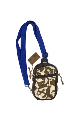 Old Cotton Cargo Vintage Unisex Renkli Günlük Salaş Toparlayıcı Çapraz Göğüs Omuz Postacı Çantası 13cmx21cm Kahverengi