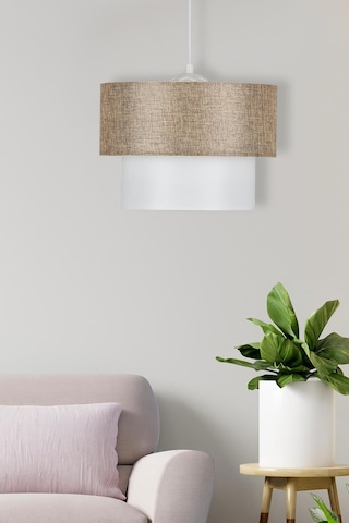 Melon Pasta 25'Lik Sütlü Kahve Beyaz Avize