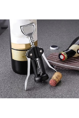 Paslanmaz Çelik Tirbuşon Şarap Ve Şişe Açacağı Çok Renkli