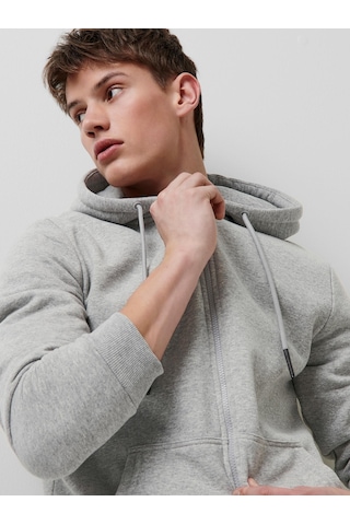 Only & Sons Ceres Life Zip Thr Hoodie Sweat Noos Erkek Gri Sweats Gri