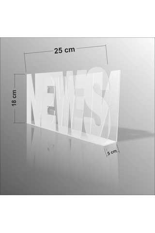 News Yazılı Şeffaf Gazetelik Broşürlük İnsörtlük Posta Kutusu