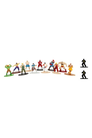 Street Fighter Sürpriz Paket Jada Nano Metal Die-cast Koleksiyon Figürü 1 Adet 4 Cm