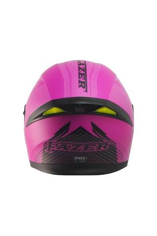 Fr-965 Line Women Motosiklet Kaskı Kadın Çene Açılır Güneş Vizörlü Motorcu Kask Pembe