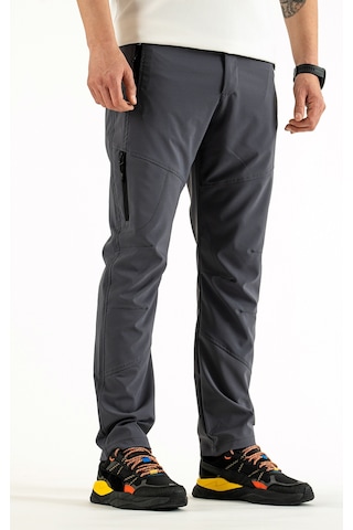 Souris Erkek Gri Slim Fit Dar Kesim Boru Paça Nefes Alan Likralı Esnek Kumaş Outdoor Pantolon