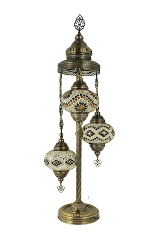 Osmanlı Mozaik Lamba Hediyelik Otantik 3'lü Lambader