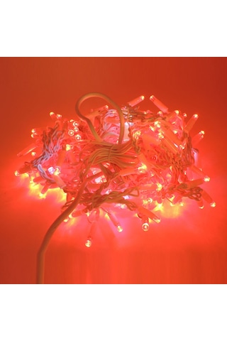 Sunlight Saçak Led Perde Aydınlatma 2m İç Dış Mekan Sarkıt Kırmız