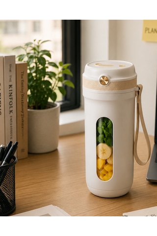 Spor Ve Seyahat İçin Taşınabilir Smoothie Blender Usb Şarj Destekli - Lisinya Diğer
