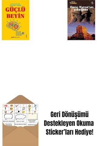 Güçlü Beyin + Genç Kyros'un Yazgısı + Okuma Sticker'ları