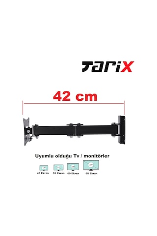 tarix WB-03 Küçük Tv'ler(17"-27")için Hareketli Askı Aparatı