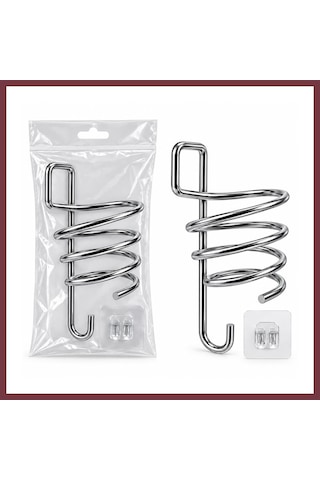 Storeşahin Krom Metal Fön Makinesi Askısı Yapışkanlı Shn0720