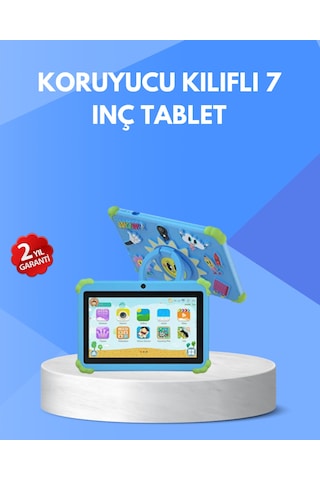 7 İnç Android Tablet Wifi Bluetooth Ve Çift Kamera Destekli
