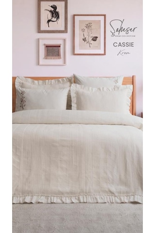 Şaheser Home Collection Yatak Örtüsü Çift Kişilik Cassie Takımı
